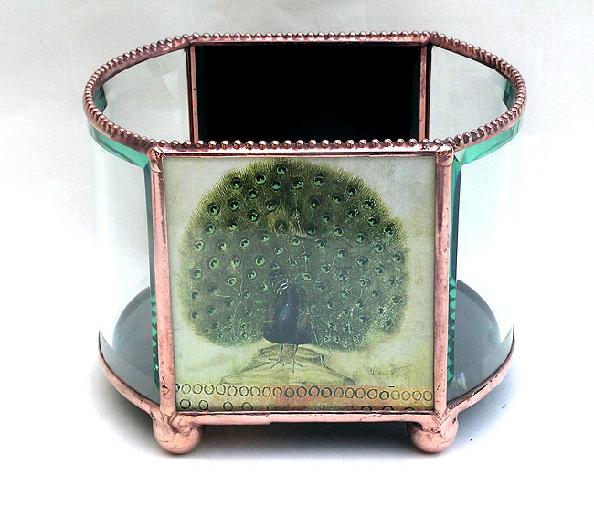 Bestiary-Peacoc&Eacute;OblongBowl